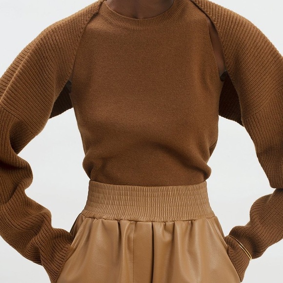 NWT the Frankie shop knit tank and shrug set - Picture 3 of 10